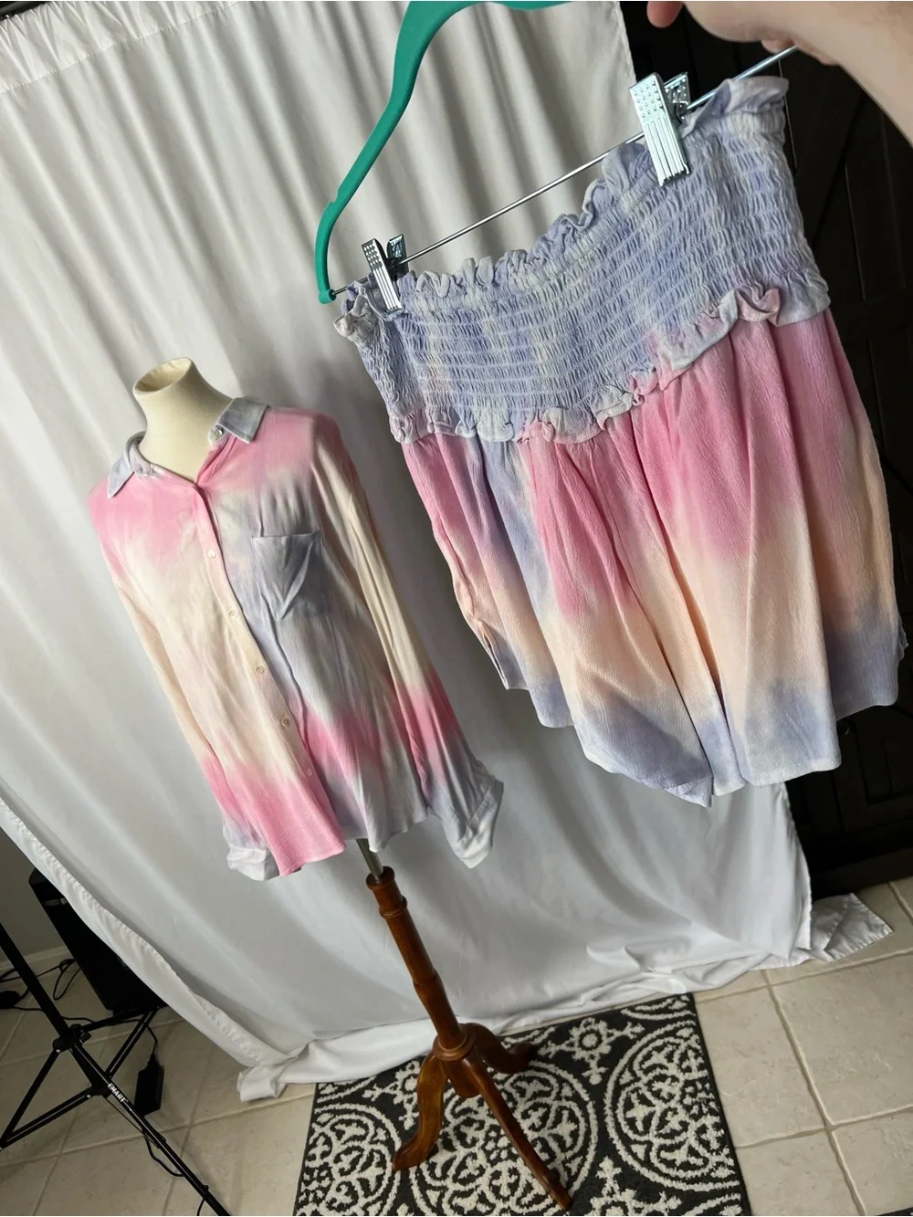 Vacate The Label Tie Dye Matching Set 🌸☁️